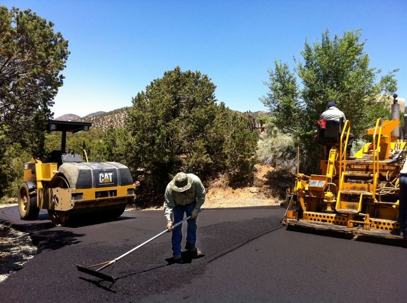 Paving a private driveway